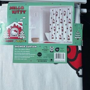 Hello Kitty Christmas shower curtain